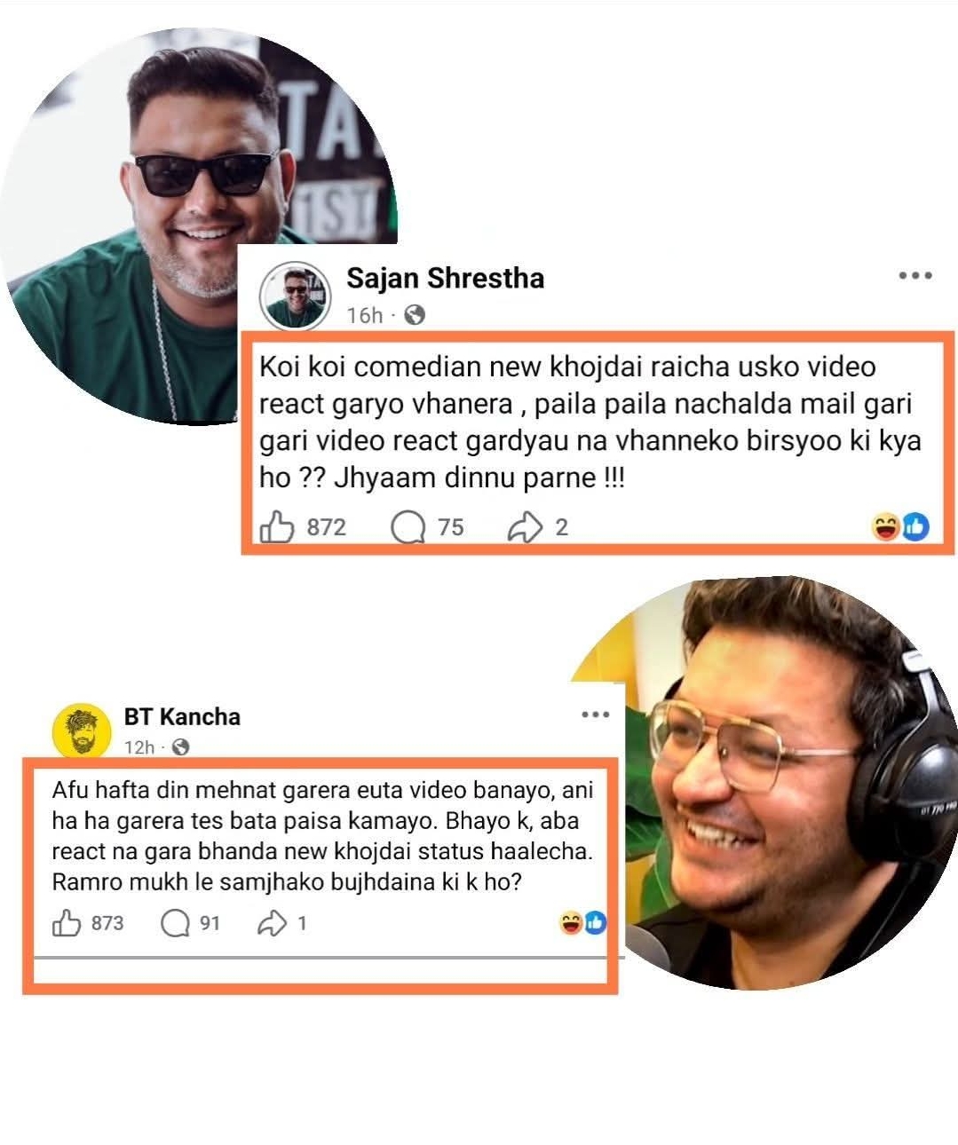 ‘निउ खोज्दै’बाट शुरू भएर ‘रियाक्टबाट पैसा’सम्म नेपाली क्रिएटरबीच बहस
